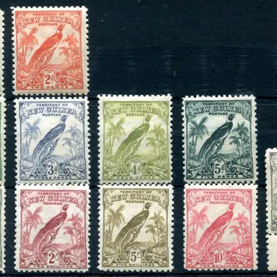 1932 1d to £1 BOP without dates. Part set from 1d ...