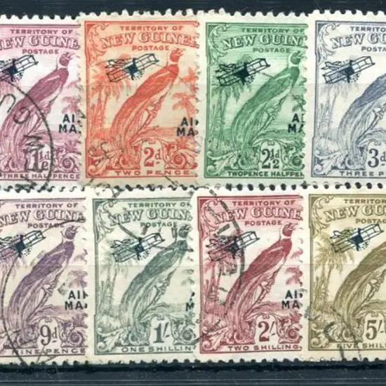 1932/34 ½d to £1 BOP ovptd "AIR MAIL". Set of 16 ...