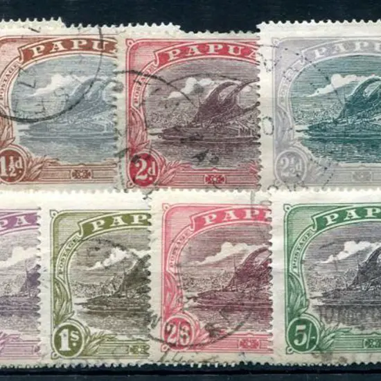 1916 ½d to 10/- Lakatoi fine used set of 13 with ...