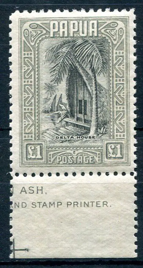 1932 £1 Delta house with bottom part imprint ... Image 1++