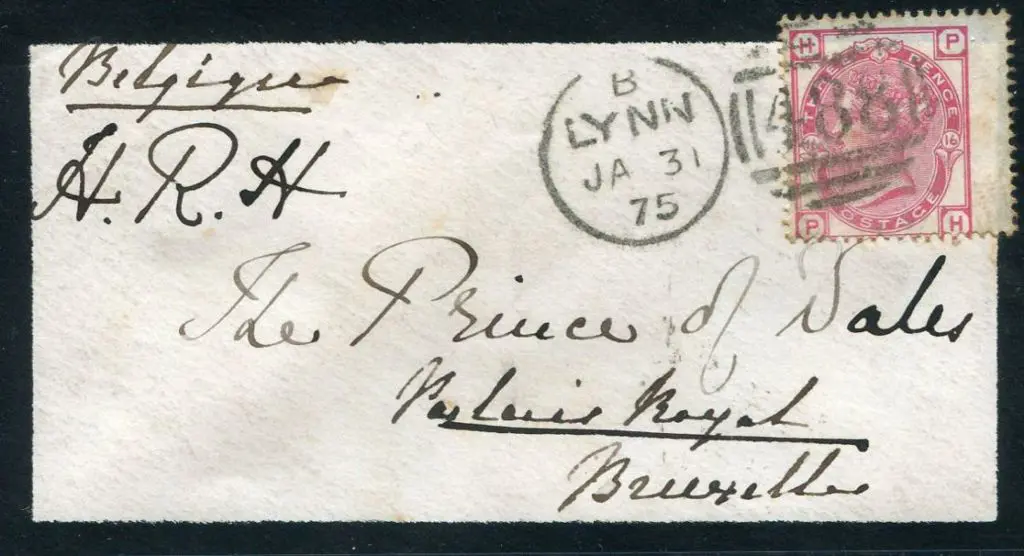 1875 (31st Jan) small mourning cover addressed to ... Image 1++