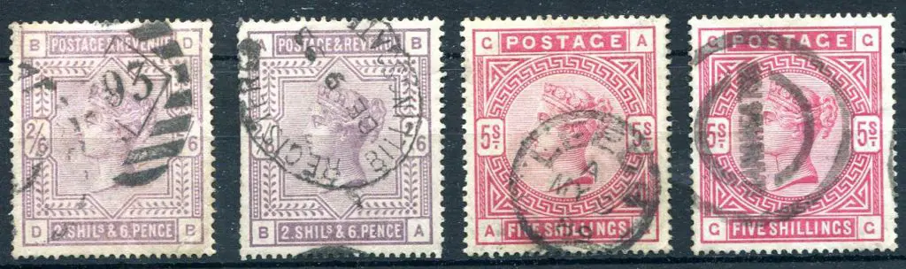1883/84 2/6d lilac used (SG 178), 2/6d deep lilac ... Image 1++