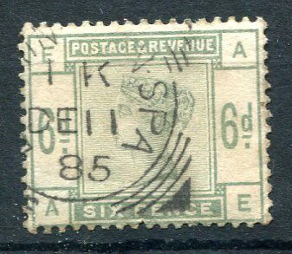 1883 6d dull green with good colour as still ... Image 1++