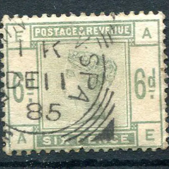 1883 6d dull green with good colour as still ...