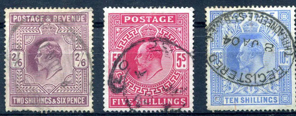 1902 2/6d dull purple used with a couple of ... Image 1++