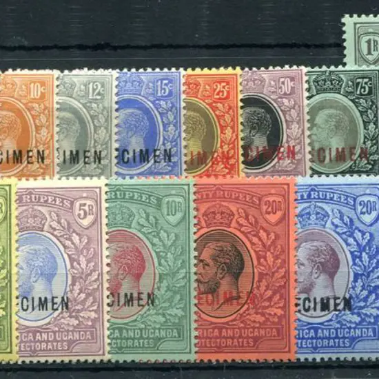 East Africa & Uganda Protectorates 1912/21 1c to ...