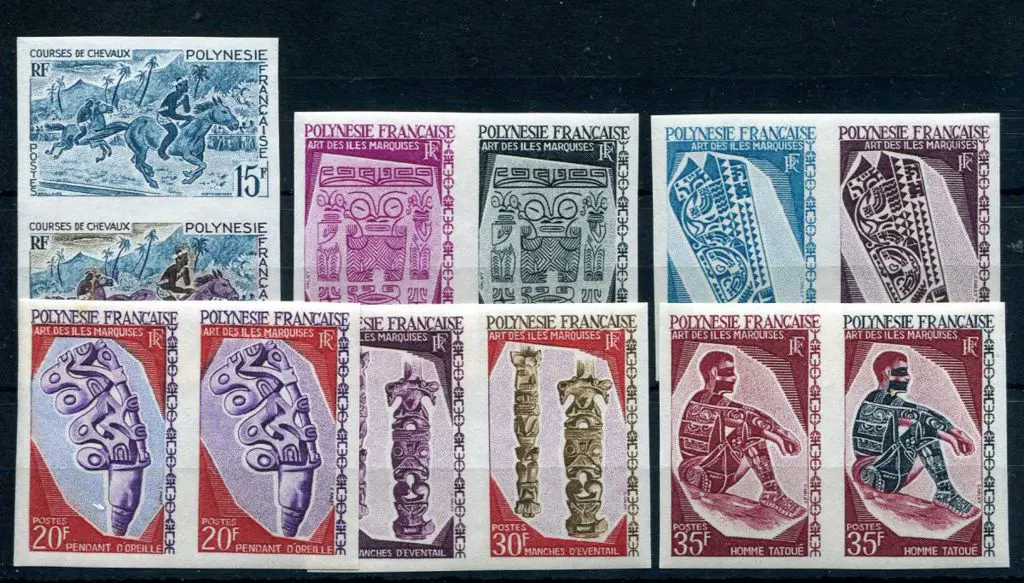 French Polynesia 1967 Ancient Art of the Marquesas ... Image 1++