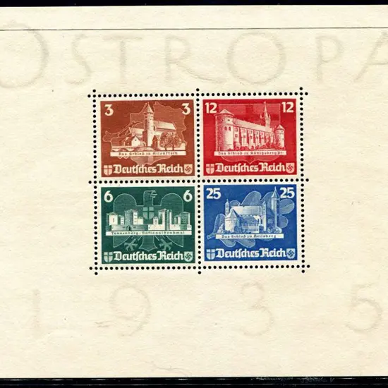 Germany 1935 Ostropa M/S mint without gum as ...