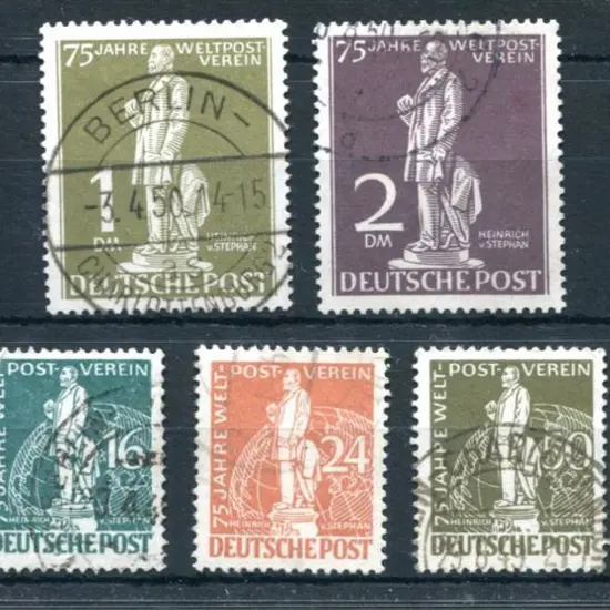 Germany-Berlin 1949 UPU set of 7 fine used. SG ...