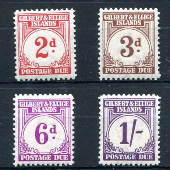 Gilbert & Ellice Is 1940 Postage Dues set of 8 to ...