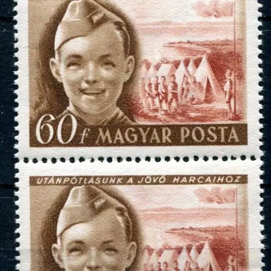 Hungary 1950 Children's Fund 60f Pioneer scout 1st ...