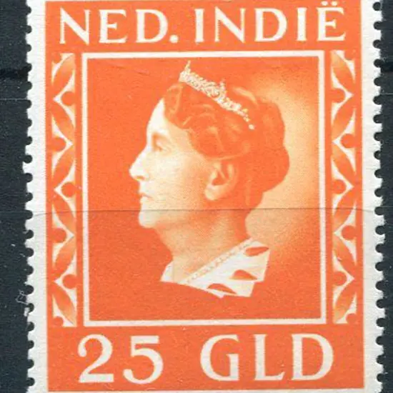 Netherlands Indies 1941 25g orange. Fresh MLH. SG ...