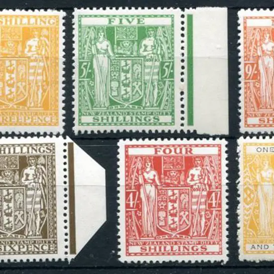 New Zealand 1931/40 1/3d lemon Arms marginal MUH & ...