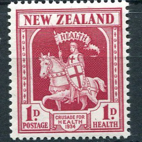 New Zealand 1934 1d "Crusade for Health" stamp ...