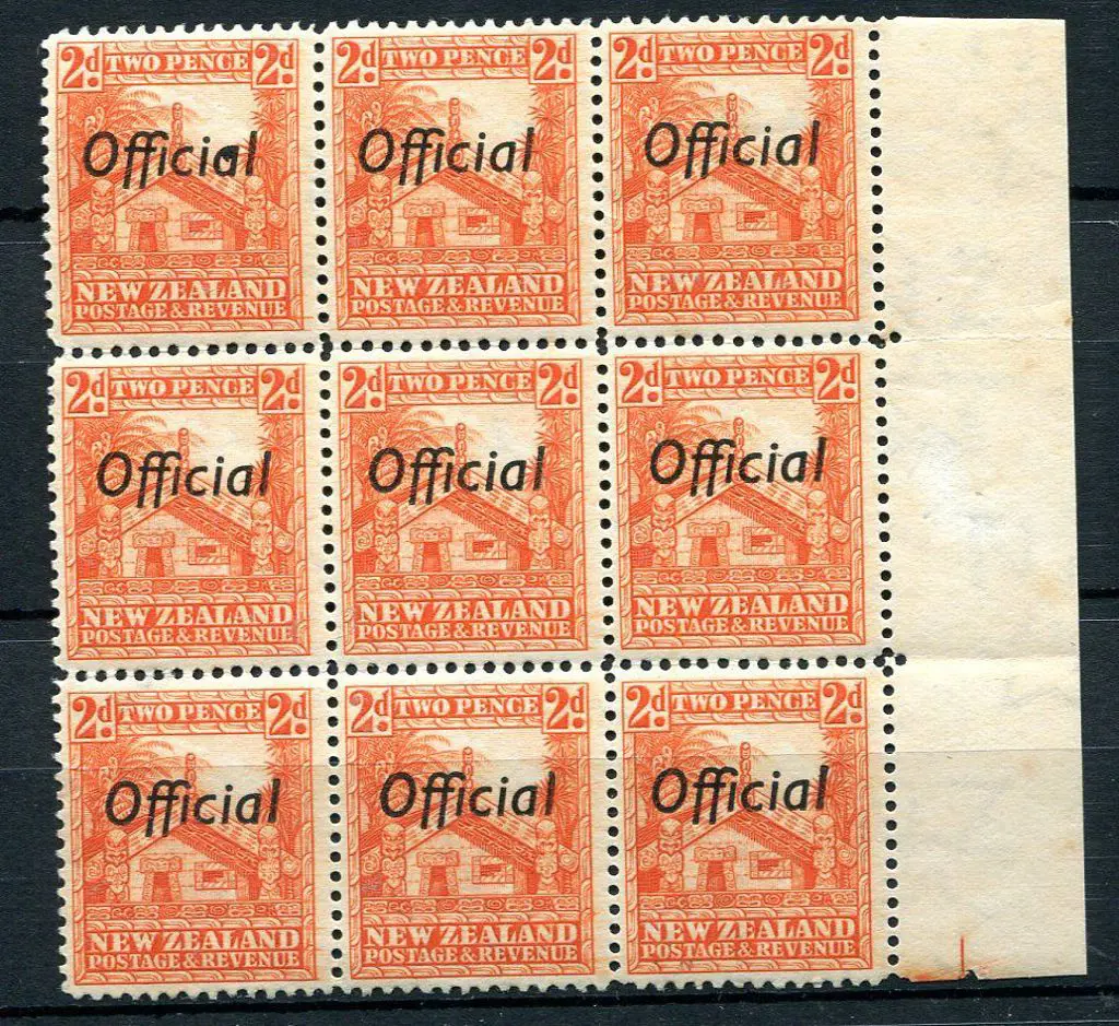 New Zealand 1936/61 2d Whare "Official" perf 14 ... Image 1++