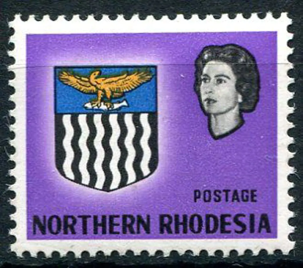 Northern Rhodesia 1963 ½d violet Arms with value ... Image 1++