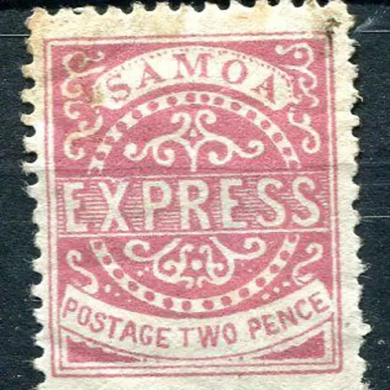 Samoa 1881 2d rose in the unissued value & shade. ...