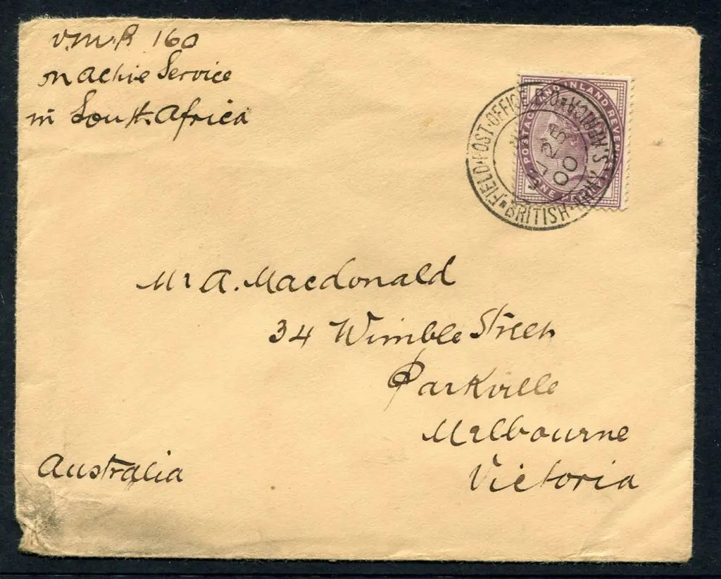 South Africa-Boer War 1900 (25th June) "On Active ... Image 1++