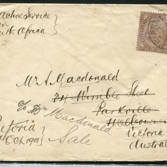 South Africa-Boer War 1900 (13th Oct) "One Active ...