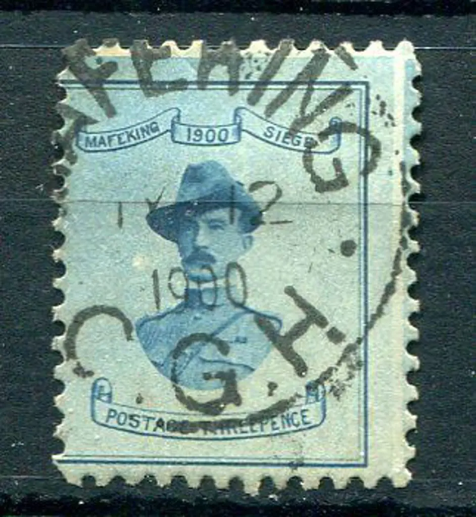 South Africa-Boer War 1900 3d deep blue/blue ... Image 1++