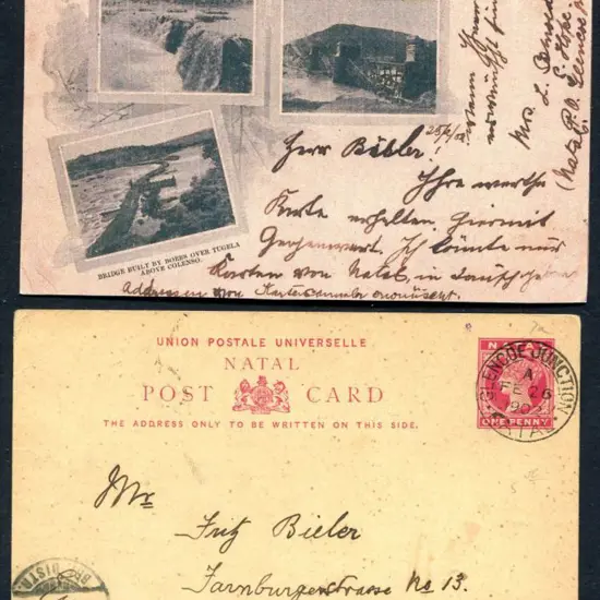 South Africa - Natal 1902 (26th Feb) 1d rose QV ...