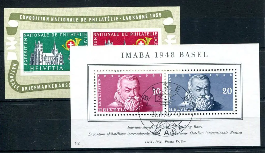 Switzerland 1948 National Philatelic Exhibition ... Image 1++