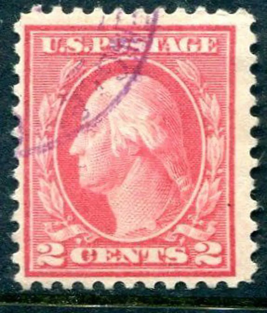 USA 1915 2¢ pale carmine red, perf 11 (Scott 461) ... Image 1++