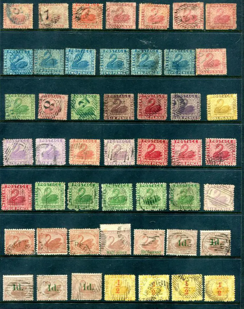 1861-1912 Good to fine used noting 1/- ... Image 1++