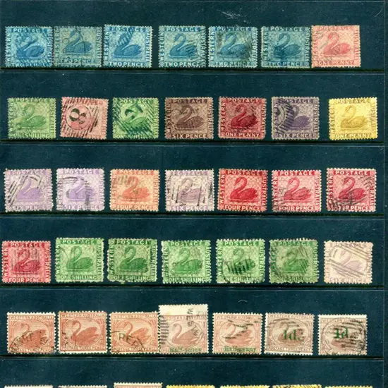 1861-1912 Good to fine used noting 1/- ...