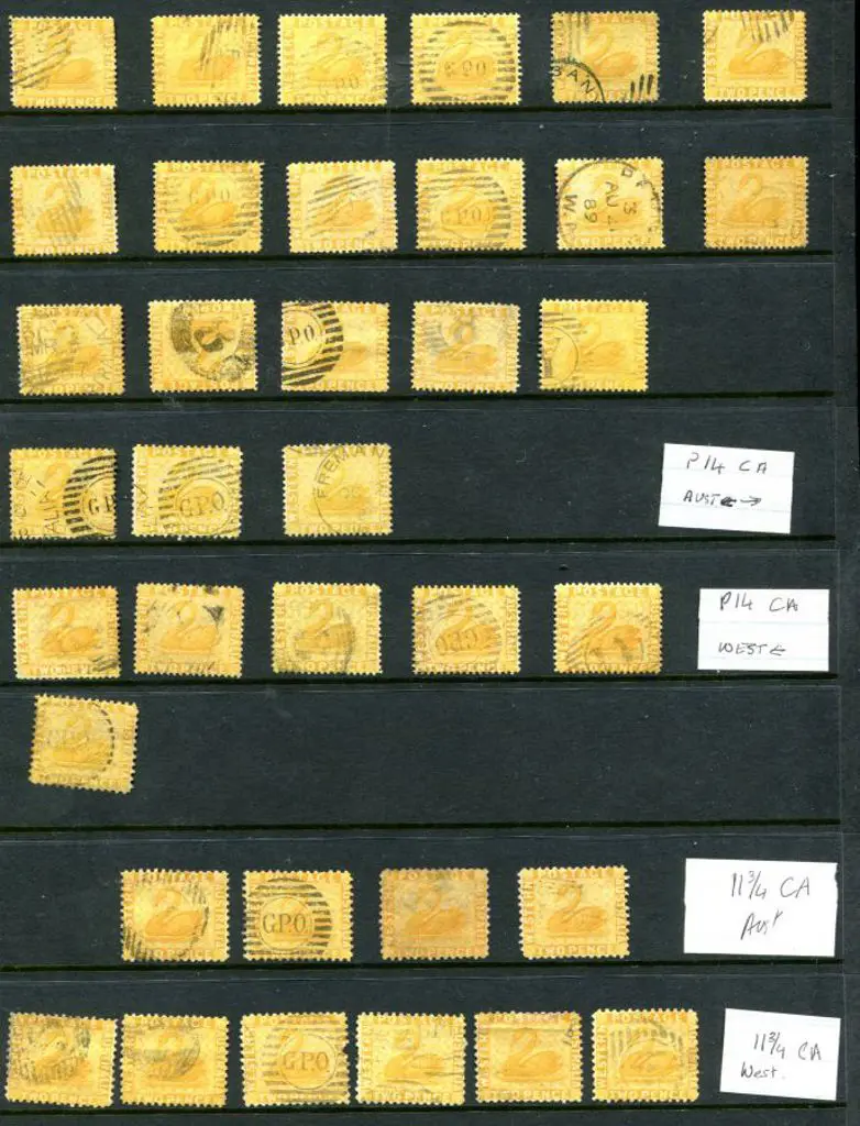 1861-1888 Used swan accum arranged on Hagner ... Image 1++