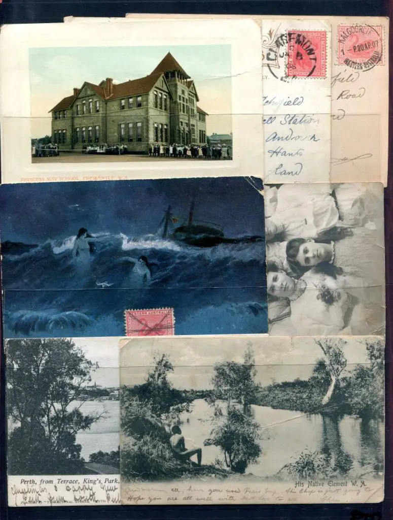 Postal History 1897-1910 range of used postcards ... Image 1++