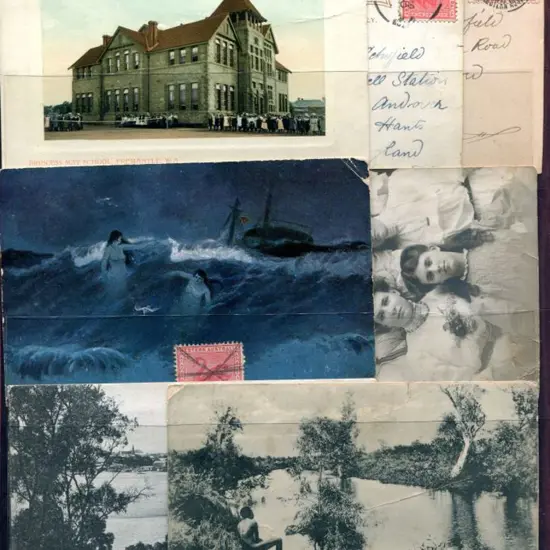 Postal History 1897-1910 range of used postcards ...