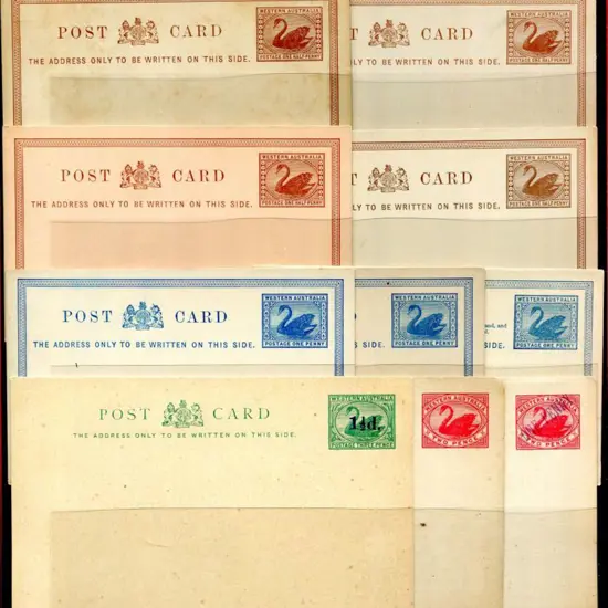 Postal Stationary Duplicated range of postcards ...