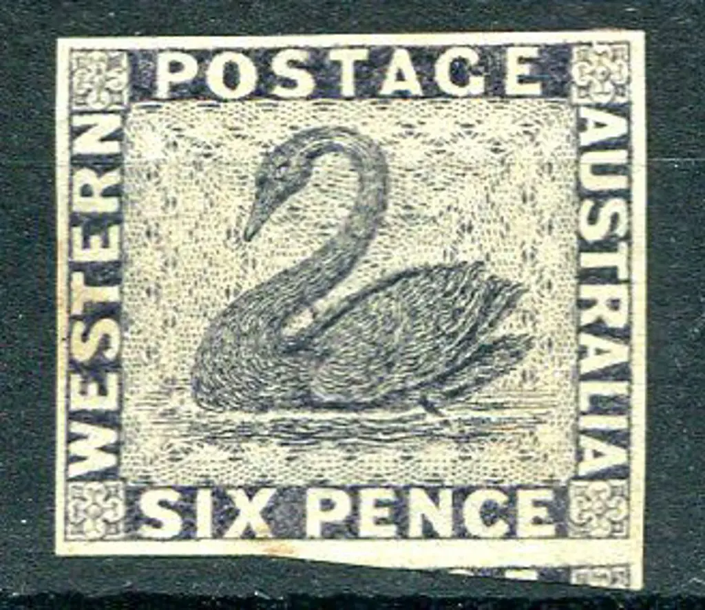 6d blackish-purple colour trial on ungummed, ... Image 1++