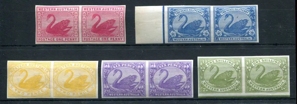 1885/1907 1d carmine, 2d yellow, 2½d deep blue, 6d ... Image 1++
