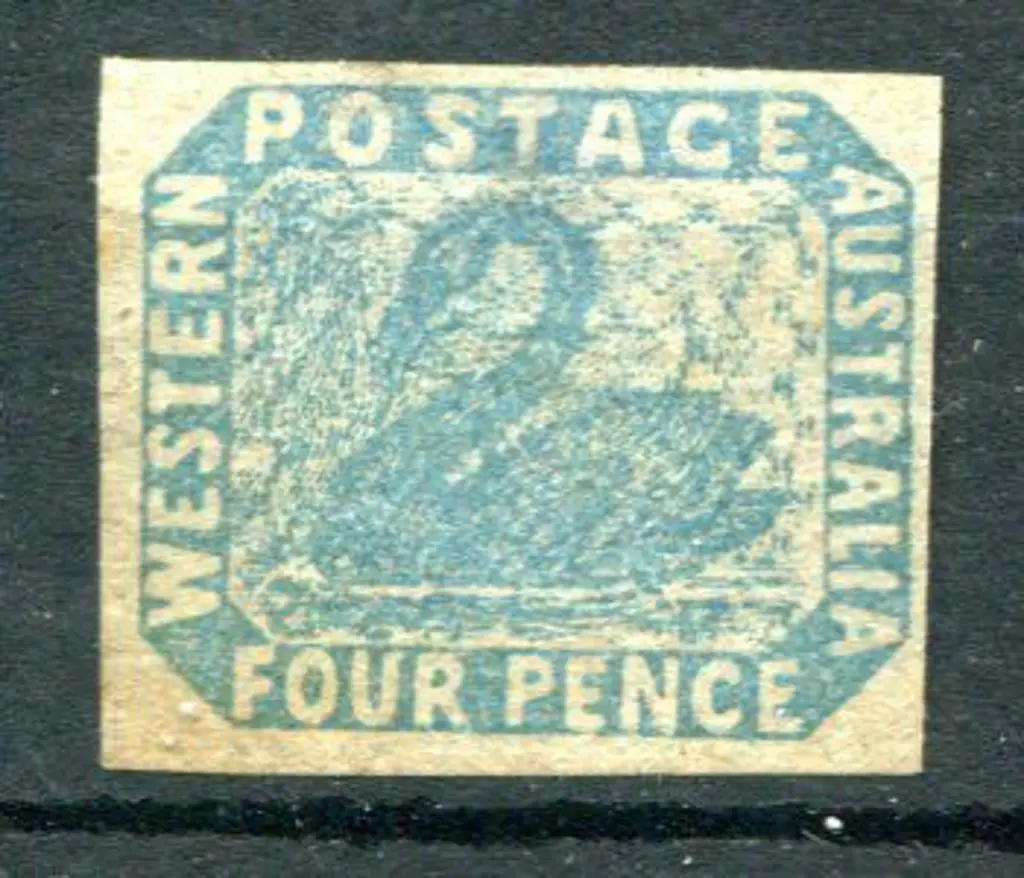 1854 4d pale blue. Unused without gum. Slight ... Image 1++