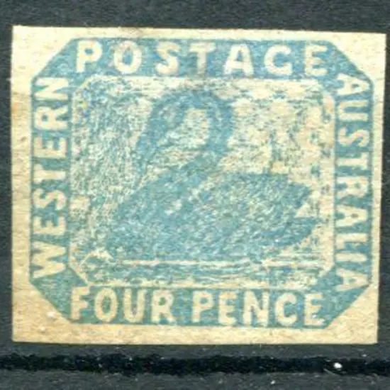 1854 4d pale blue. Unused without gum. Slight ...