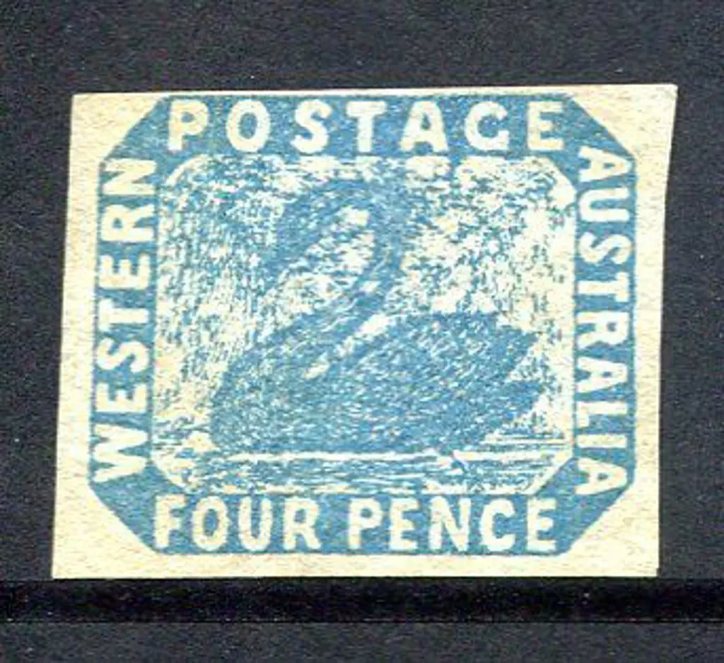 1854 4d blue with 3 generous margins, close at top ... Image 1++