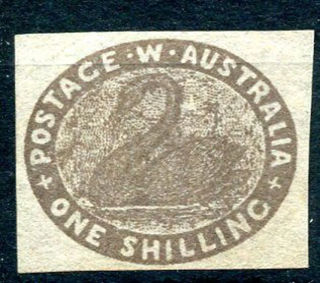 1855 1/- grey-brown. Fine clear 4 margin example ... Image 1++