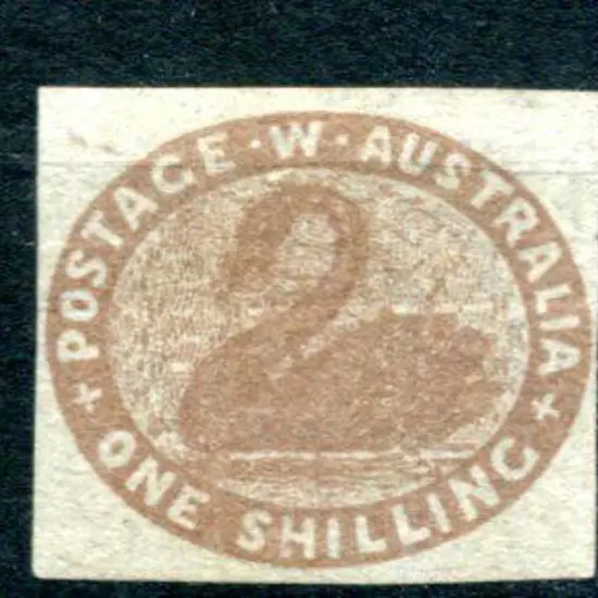 1855 1/- pale brown. Mint examples with clear ...