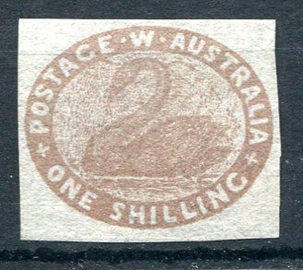 1855 1/- pale brown with 4 good even margins. Fine ... Image 1++
