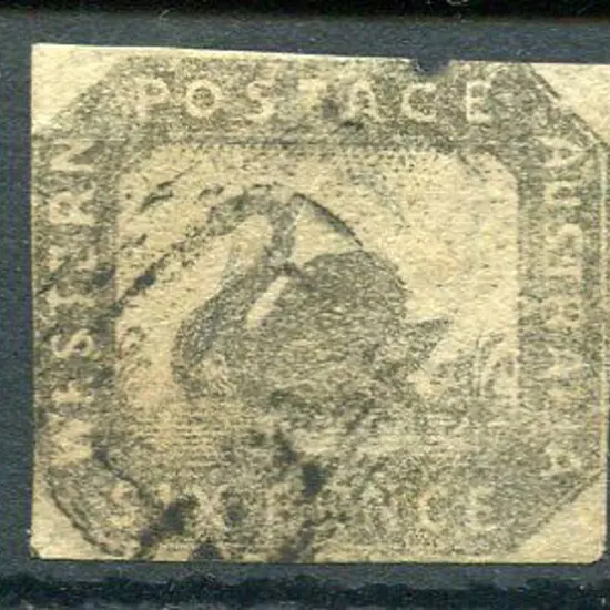 1857 6d golden bronze. Four close to touching ...
