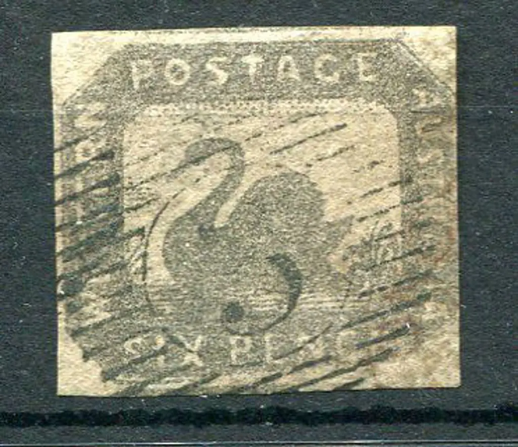 1857 6d golden bronze, 4 margins just touching at ... Image 1++