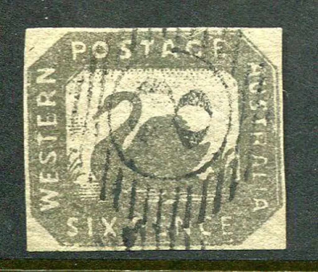 1857 6d black-bronze with 4 fine but close ... Image 1++