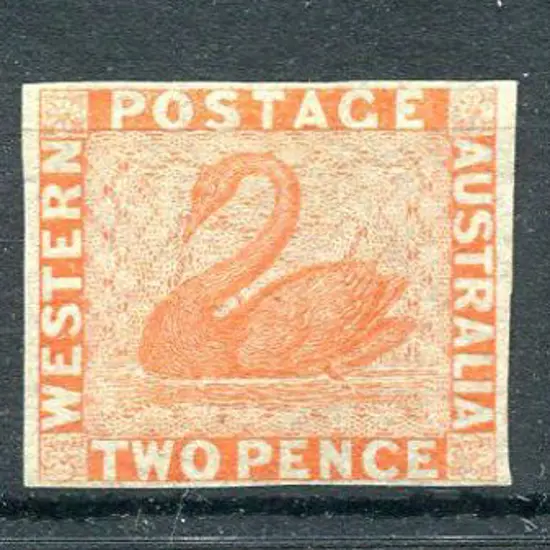 1860 2d orange & orange vermilion in 3 distinct ...