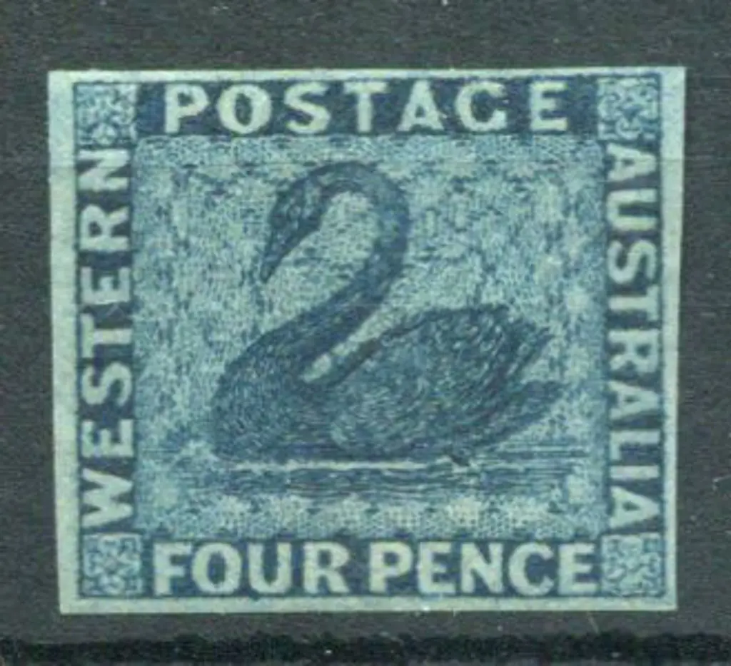 1860 4d deep blue. Unused mint example with ... Image 1++