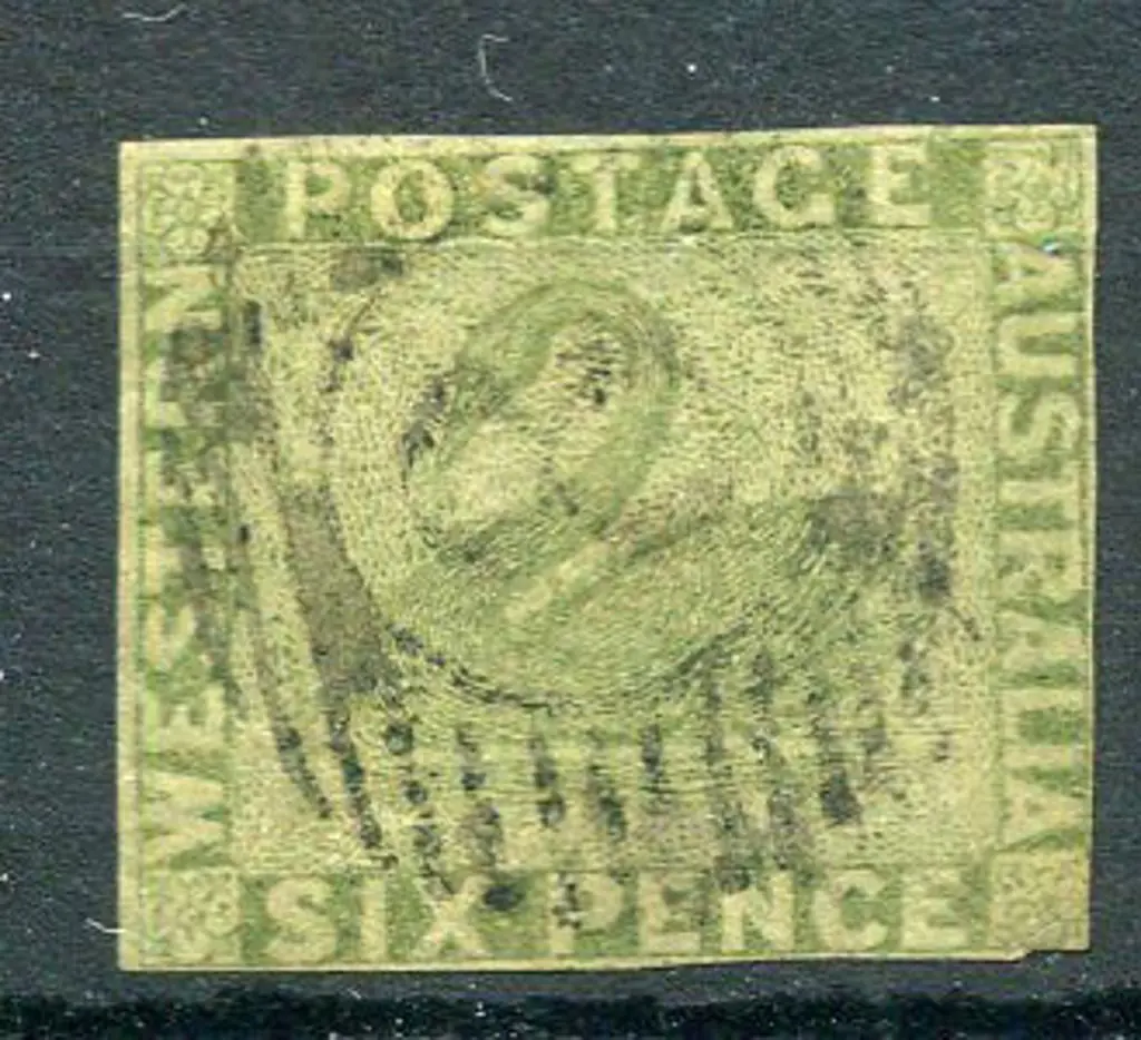1861 6d sage-green attractively used with full BN ... Image 1++