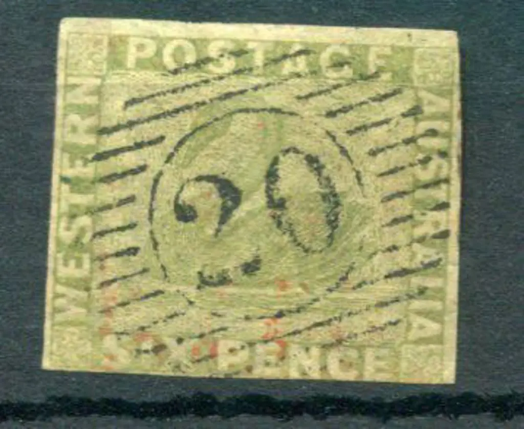 1860 6d deep sage-green. Close to touching ... Image 1++