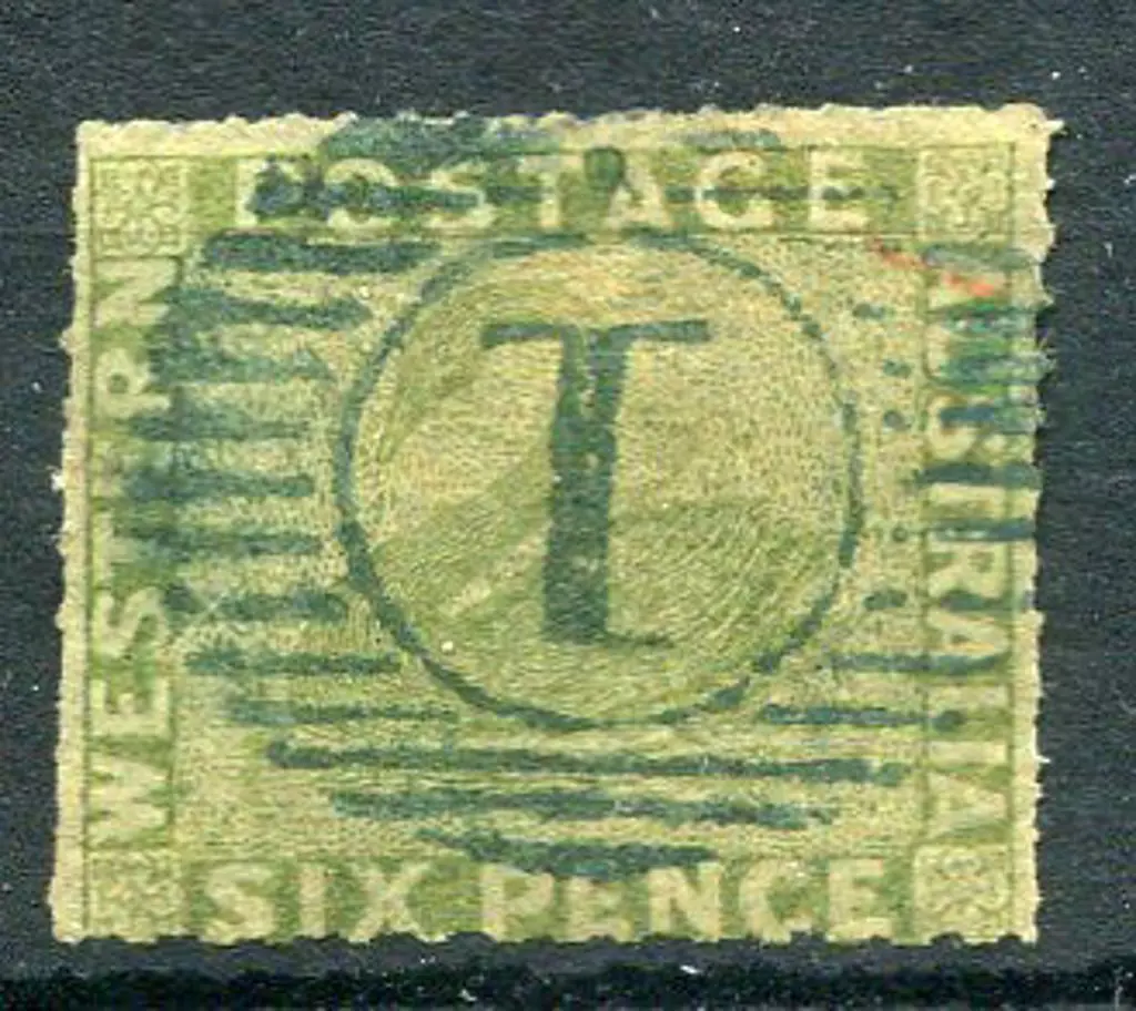 1861 6d sage-green rouletted all 4 sides. Fine ... Image 1++
