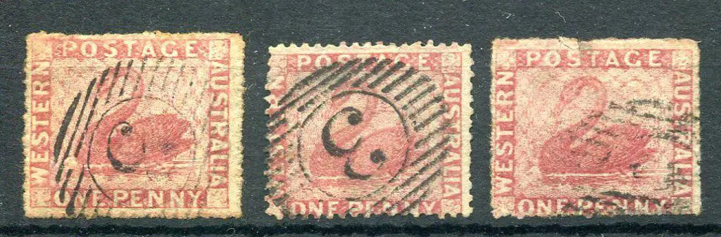 1861 1d rose, intermediate perf. 14-16, 1d rose ... Image 1++